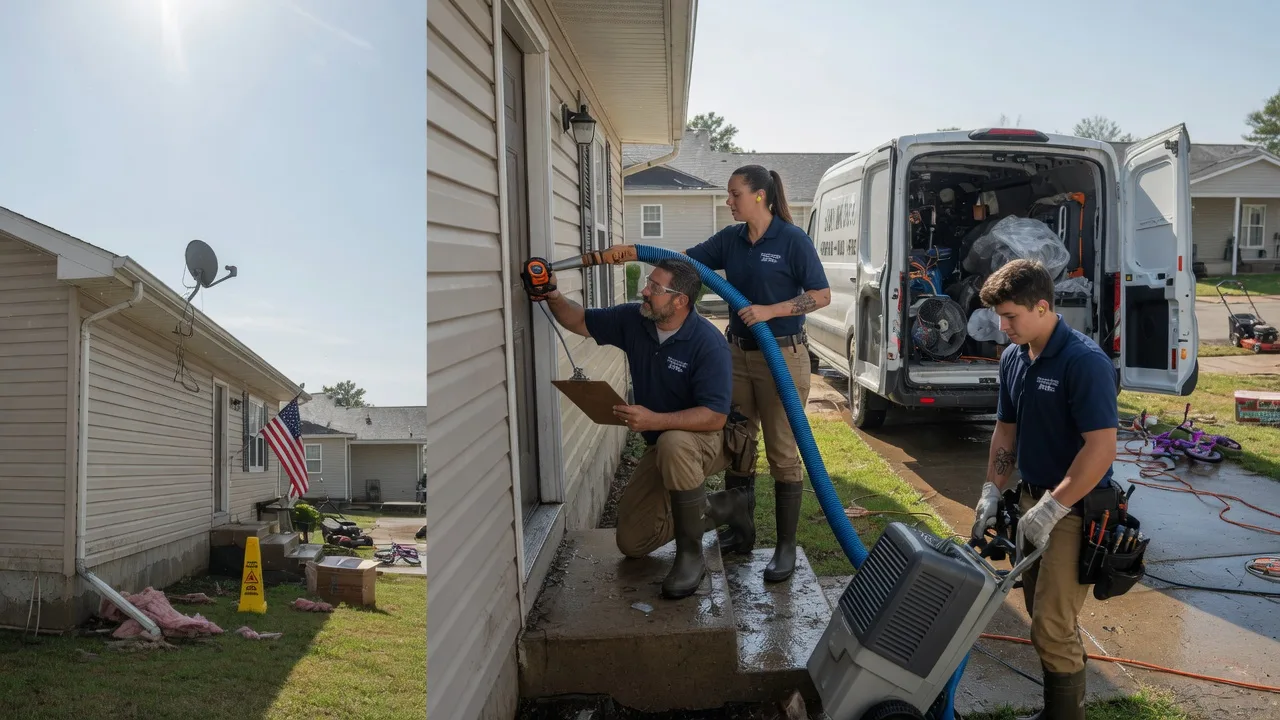 Ceiling Water Damage Restoration in Pitcairn, PA near me